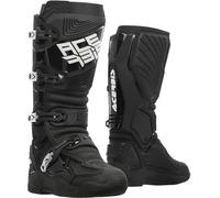 Acerbis Whoops Botas de motocross, negro-blanco, tamaño 45 para Hombres