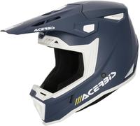 Acerbis Whoops Casco de motocross, Mate azul, Talla XXL (63/64)