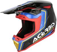Acerbis Whoops, casco de motocross XS female Negro/Azul/Rojo
