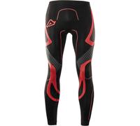 Acerbis X-Body Pantalón funcional, negro/rojo, Talla XXL