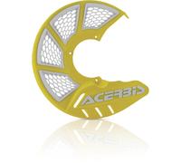 Acerbis X-Brake 2.0 Cubierta del disco delantero, blanco/amarillo, Talla única
