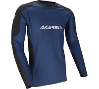 Acerbis X-Duro 3.0 Maillot de motocross, azul/negro, Talla M