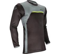 Acerbis X-Duro Maillot de Motocross, negro/amarillo, Talla S