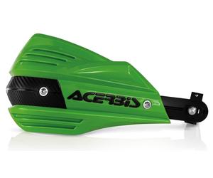 Acerbis X-Factor Guardia de manos, verde, Talla única