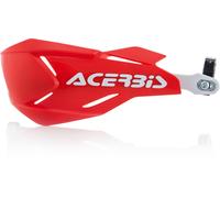 Acerbis X-Factory Guardia de manos, Rojo/Blanco, Talla única
