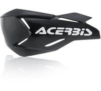 Acerbis X-Factory Shell de la Guardia de Mano, Negro/Blanco, Talla única