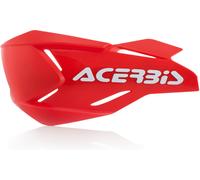 Acerbis X-Factory Shell de la Guardia de Mano, Rojo/Blanco, Talla única