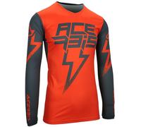 Acerbis X-Flex Blizzard Maillot de motocross, naranja/gris, Talla S