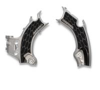 Acerbis X-Grip Protectores de Chasis Negro Plata para Honda Crf 300 Rx Enduro