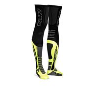 Acerbis X-Leg Pro Socks, negro/amarillo, talla L/XL