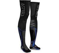 Acerbis X-Leg Pro Socks, Negro/Azul, XXL