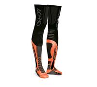 Acerbis X-Leg Pro Socks, negro/naranja, XXL