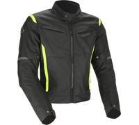 Acerbis X-Mat 2.0, chaqueta textil M male Negro/Amarillo Neón