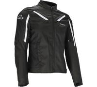 Acerbis X-Mat Chaqueta textil para damas de motocicleta, negro-blanco, tamaño XL para Mujer
