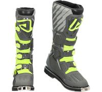 Acerbis X-Race Botas de motocross, gris/amarillo, Talla 42