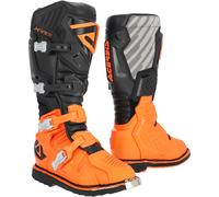 Acerbis X-Race Botas de motocross, naranja/negro, Talla 43