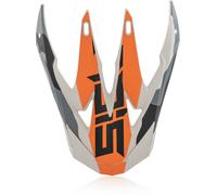 Acerbis X-Racer VTR Pico del Casco, gris/naranja, Talla única