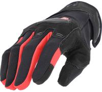 Acerbis X-Street Guantes de motocicleta, negro-rojo, tamaño XL para Hombres