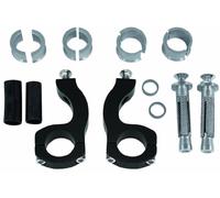 Acerbis X-Strong Kit de montaje, negro, Talla única