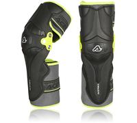 Acerbis X-Strong Protectores de rodilla, negro-amarillo para Hombres