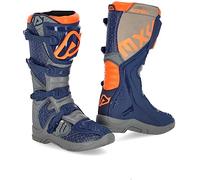 Acerbis X-Team Botas de Motocross, gris-azul, tamaño 41 para Hombres