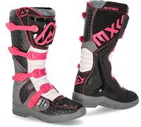 Acerbis X-Team Boots, Botas Unisex Adulto, Negro Púrpura, 41 EU