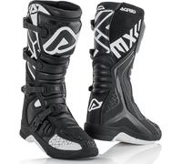 Acerbis X-Team Botas de Motocross, Negro/Blanco, Talla 41