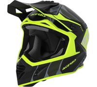 Acerbis X-Track 2023 Casco de motocross, negro/amarillo neón, Talla XS (53/54)
