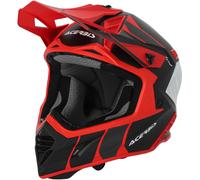 Acerbis X-Track 2023 Casco de motocross, negro-rojo, tamaño S para Hombres