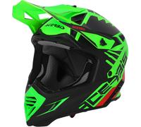 Acerbis X-Track 2023 Casco de motocross, negro/verde neón, Talla XS (53/54)
