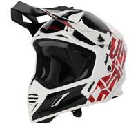 Acerbis X-Track 2024 Casco de motocross, Blanco/Negro, Talla S (55/56)