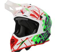Acerbis X-Track 2024 Casco de motocross, blanco/verde/rojo, Talla XXL (63/64)