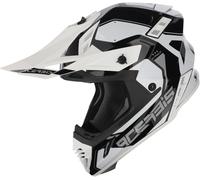 Acerbis X-Track 2024 Casco de motocross, negro-blanco, tamaño XL para Hombres