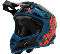 Acerbis X-Track S24, casco cruzado M male Petróleo/Negro/Naranja