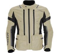 Acerbis X-Travel 2.0 Chaqueta textil para motocicletas, beige/negro, Talla L
