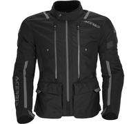 Acerbis X-Travel 2.0 Chaqueta textil para motocicletas, negro/gris, Talla XXL