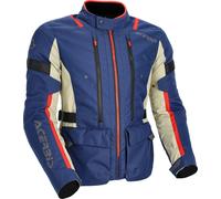 Acerbis X-Travel 2.0 Chaqueta textil para motocicletas, rojo-azul, tamaño 3XL para Hombres