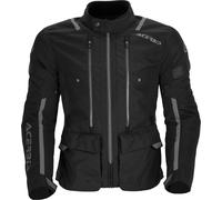 Acerbis X-Travel 2.0 Chaqueta textil para motocicletas, negro-gris, tamaño 3XL para Hombres