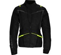 Acerbis X-Travel, chaqueta textil impermeable L male Negro/Gris Oscuro/Amarillo Neón
