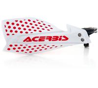Acerbis X-Ultimate Guardia de manos, blanco/rojo, Talla única