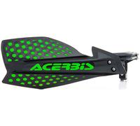 Acerbis X-Ultimate Guardia de manos, negro/verde, Talla única