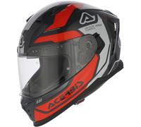 Acerbis X-Way Graphic Logo Casco, gris/naranja, Talla XL (60/61)
