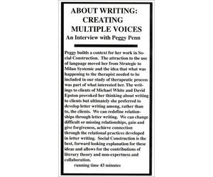 Acerca de la escritura: creación de múltiples voces - Una entrevista con Peggy Penn [VHS]