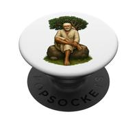 Acerca de Sai Ram | Shirdi Sai Baba | Sai Baba PopSockets PopGrip Adhesivo