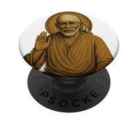 Acerca de Sai Ram | Shirdi Sai Baba | Sai Baba PopSockets PopGrip Adhesivo