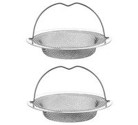 Acerca del Producto: el Filtro de desagüe de Cocina está Hecho de Acero Inoxidable, Resistente a la oxidación y la corrosión, y se Mantiene firmemente en su Lugar Incluso con un Fuerte Flujo de Agua.