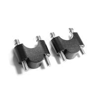 Acercador Elevador Manillar Moto para Loncin para 500DSX 300AC 500AC 500DS Motocicleta Manillar Elevación Abrazadera Extender Adaptador(Heighten-Black)