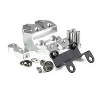 Acercador Elevador Manillar Moto para MT-07 MT07 2021 2022 Kit Elevador Manillar Motocicleta Adaptador Extensión Manguera Freno Reubicación Velocímetro(Black)