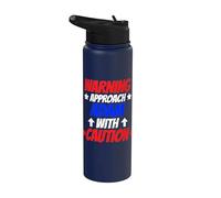 Acércate a Adam con precaución Nombre personalizado de Adán Stainless Steel Insulated Water Bottle