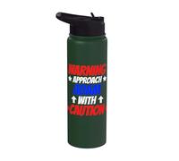 Acércate a Adam con precaución Nombre personalizado de Adán Stainless Steel Insulated Water Bottle